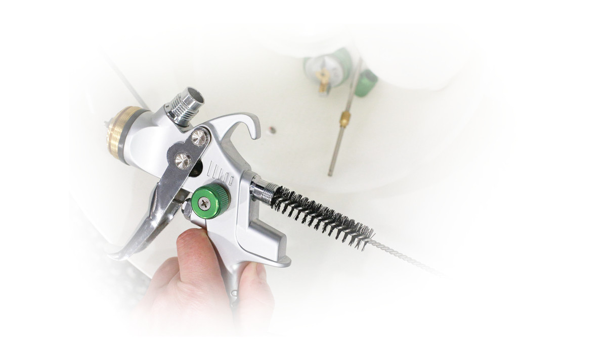 Spray gun cleaning Spray gun cleaning
